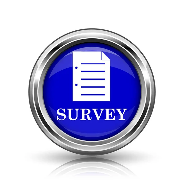 Survey icon — Stock Photo, Image