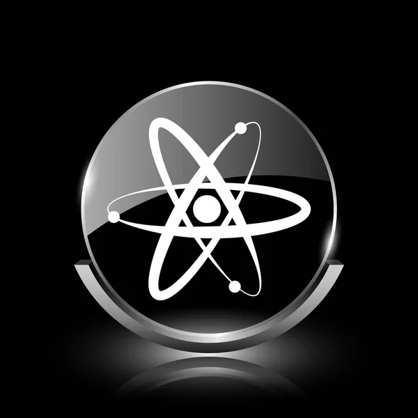 Атоми значок — стокове фото