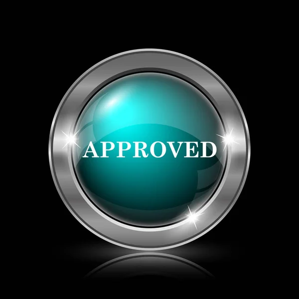 Approved icon — Stock Photo, Image