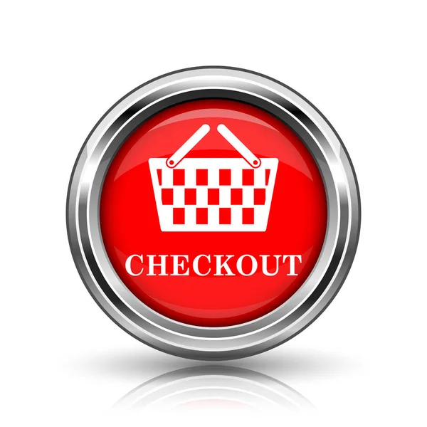 Ícone de checkout — Fotografia de Stock