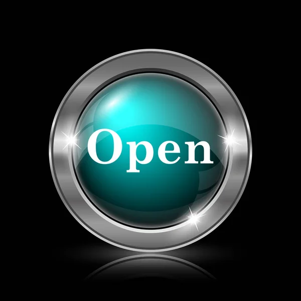 Ícone aberto — Fotografia de Stock