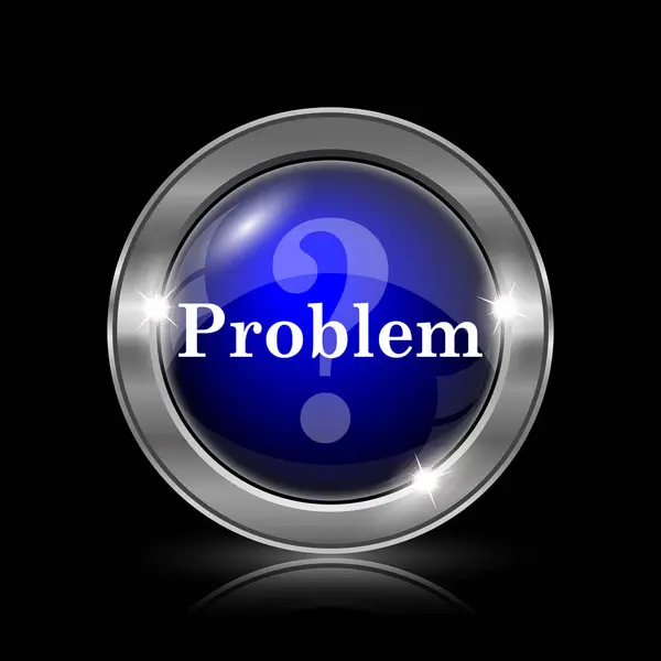 Problem icon — Stock Photo, Image