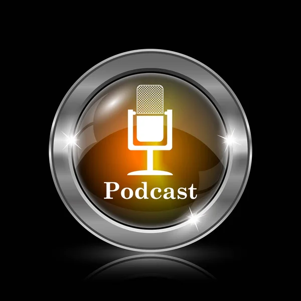 Podcast icono — Foto de Stock
