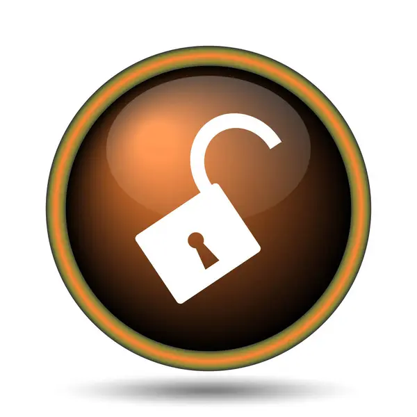 Open lock icon — Stock Photo, Image