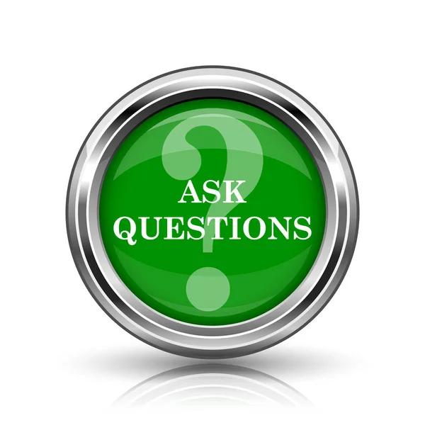 Ask questions icon — Stock Photo, Image