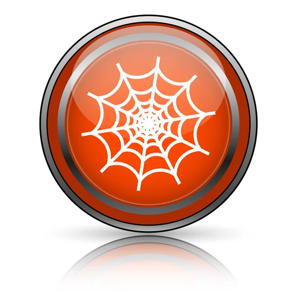 Spider web icon — Stockfoto