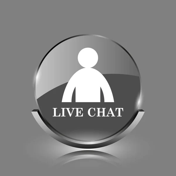 Live chat-pictogram — Stockfoto