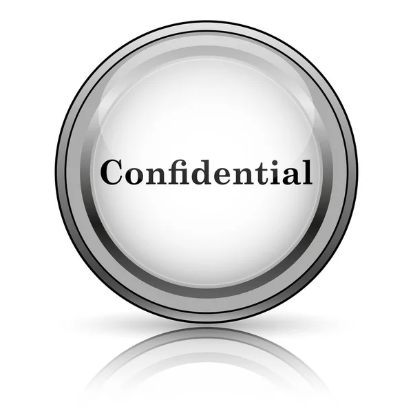 Icono confidencial — Foto de Stock