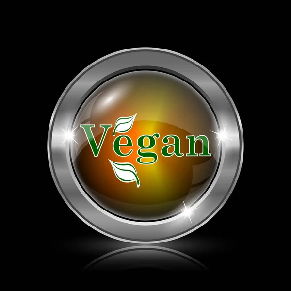 Ícone vegan — Fotografia de Stock