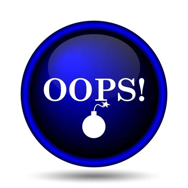 Oops icon — Stock Photo, Image