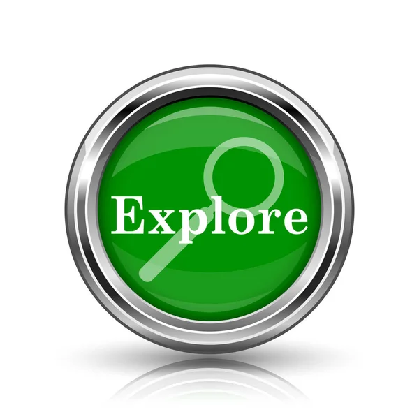 Explore icon — Stock Photo, Image