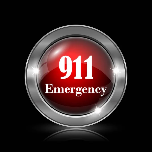 911 Ícone de emergência — Fotografia de Stock