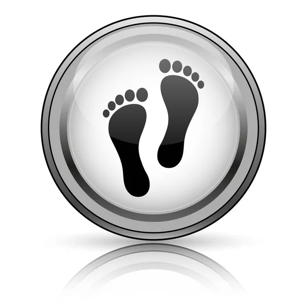 Foot print icon — Stock Photo, Image