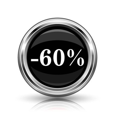 yüzde 60 indirim simgesi