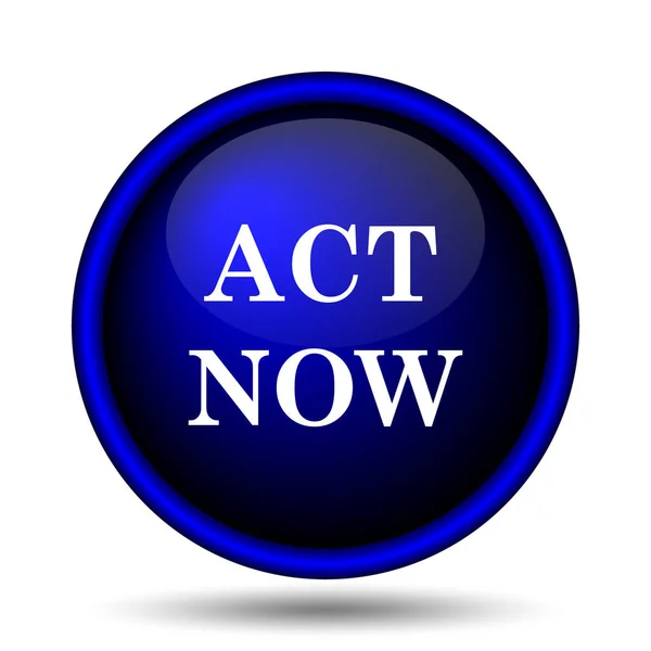 Act now icon — Stock Photo, Image