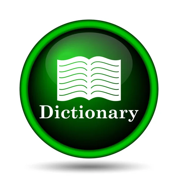 Значок словаря — стоковое фото