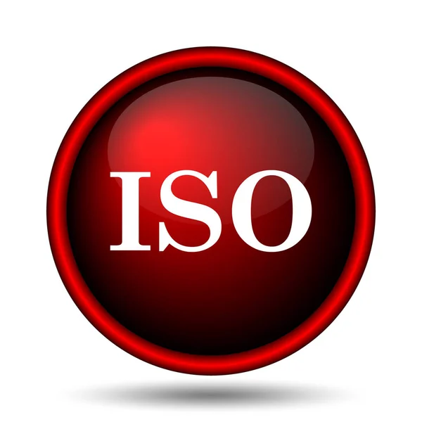 Iso Symbol Internet Taste Auf Weißem Hintergrund — Stockfoto