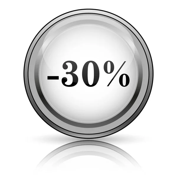 30 procent korting pictogram — Stockfoto