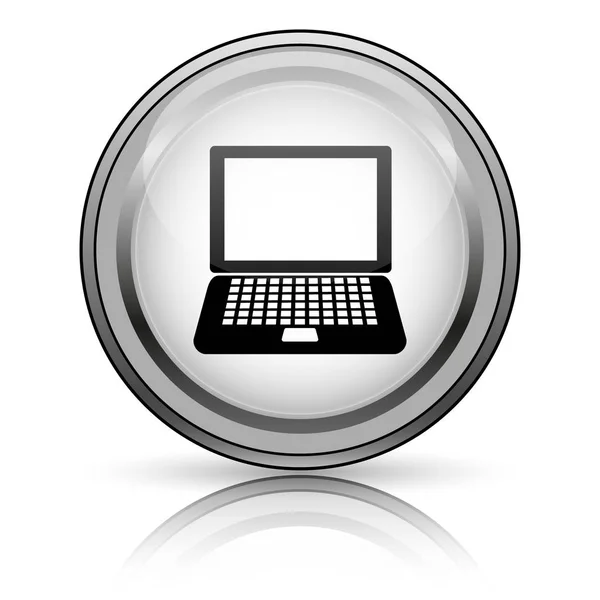 Ícone laptop — Fotografia de Stock
