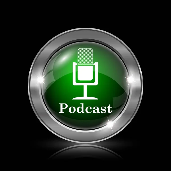 Podcast icono — Foto de Stock