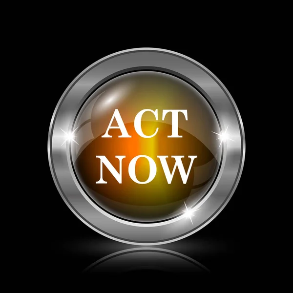 Act now icon — Stock Photo, Image