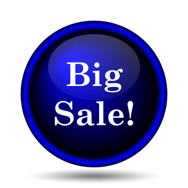 Big Sale Icon Internet Button White Background — Stock Photo, Image