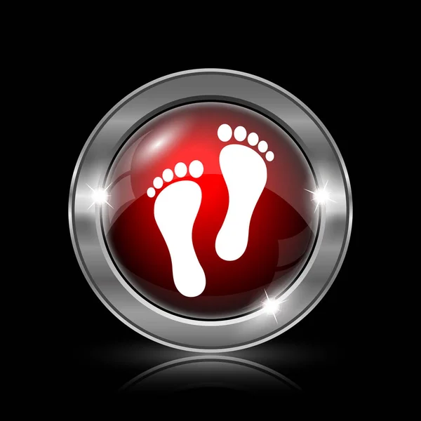 Icono de huella de pie —  Fotos de Stock