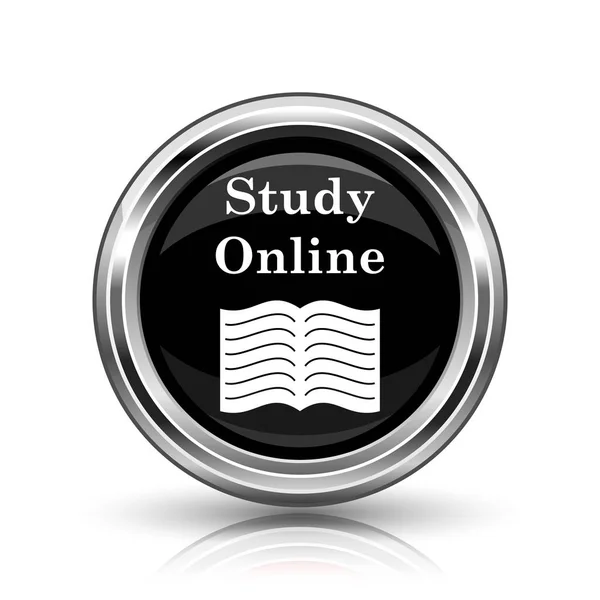 Online-Ikone studieren — Stockfoto