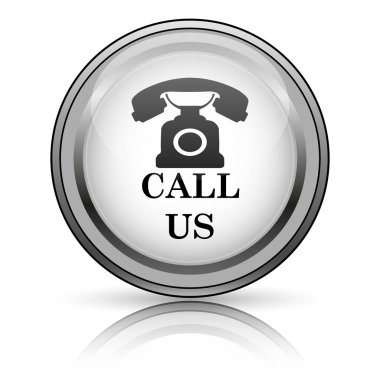 Bizi simgesini arayın. Beyaz arka plan üzerinde Internet düğmesi