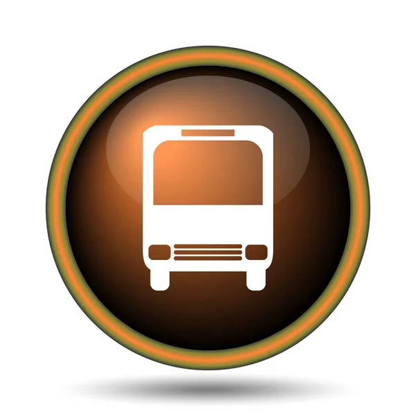 Bus Icon Internet Button White Background — Stock Photo, Image