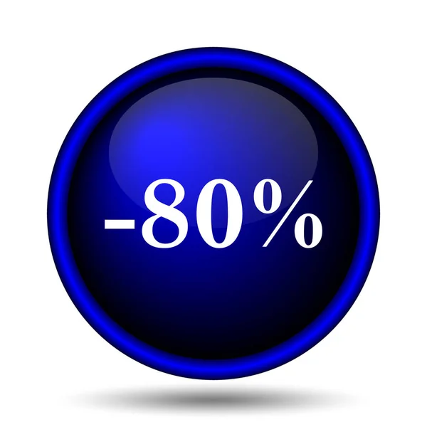 80 percent discount icon — Stock Photo, Image