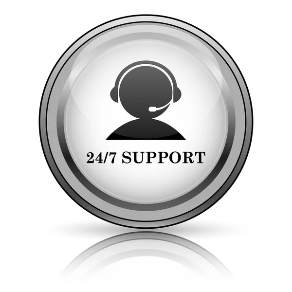 24-7 Support icon — Stock Photo, Image