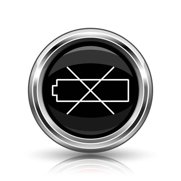 Pusta ikona baterii — Zdjęcie stockowe