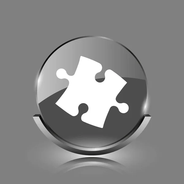 Puzzle piece icon — Stock Photo, Image