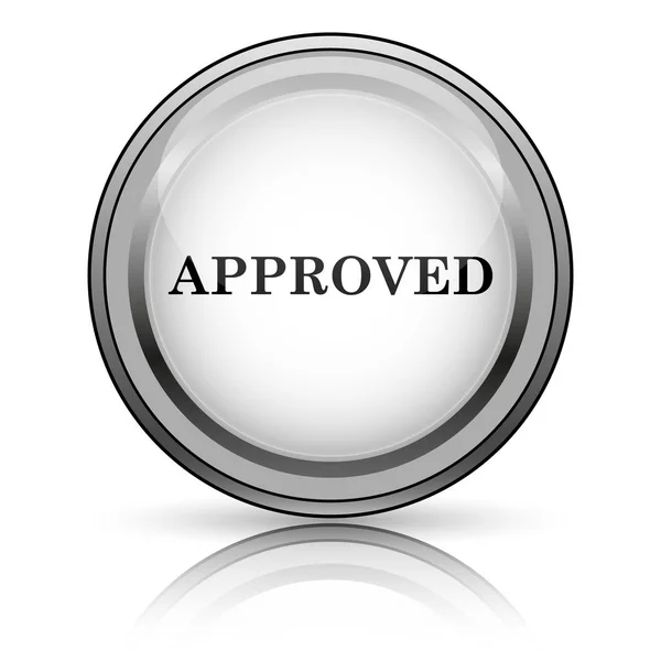 Approved icon — Stock Photo, Image