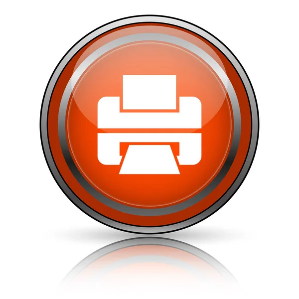 Printer icon — Stock Photo, Image