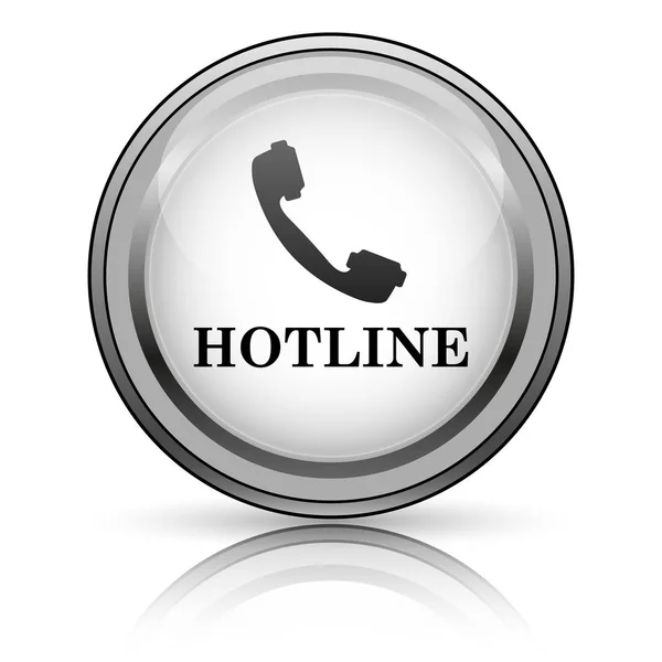 Ícone hotline — Fotografia de Stock