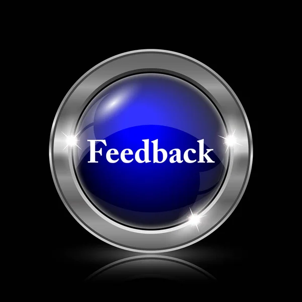 Ícone de feedback — Fotografia de Stock