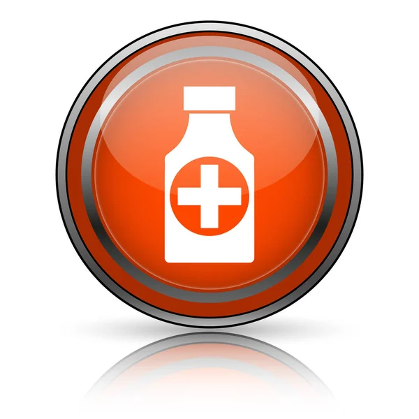 Pills bottle  icon — Stock Photo, Image