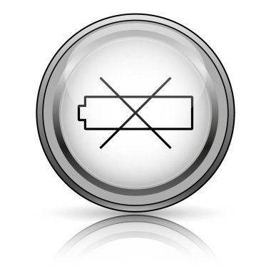 boş bir pil simgesi