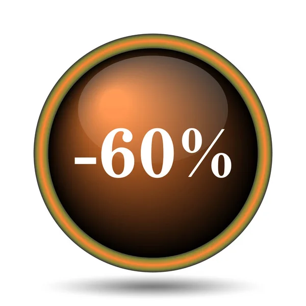 60% 할인 아이콘 — 스톡 사진