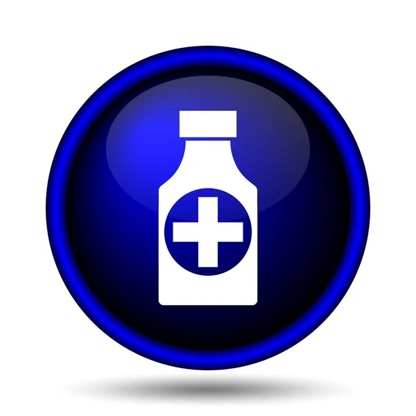Tabletták üveg ikon — Stock Fotó