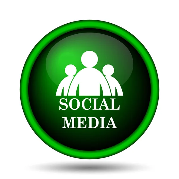 Ikona sociálních médií — Stock fotografie