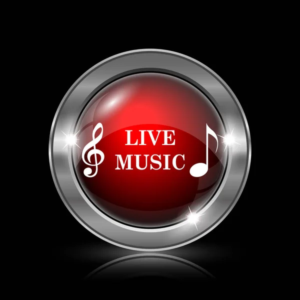 Icono de música en vivo — Foto de Stock