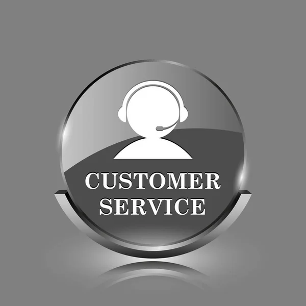 Icona del servizio clienti — Foto Stock
