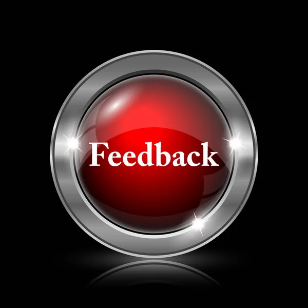 Ícone de feedback — Fotografia de Stock