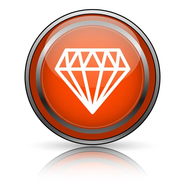 Diamond icon — Stock Photo, Image