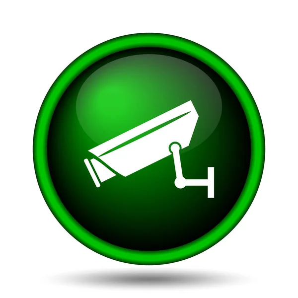 Surveillance Camera Icon Internet Button White Background — Stock Photo, Image