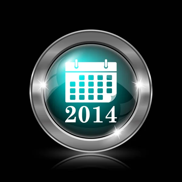 Иконка календаря 2014 — стоковое фото