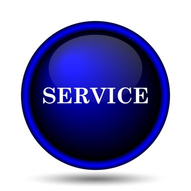 Service simgesini. Beyaz arka plan üzerinde Internet düğmesi